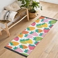 thumbnail image 6 of Cute Colorful Strawberry Runner Area Rug 2x6 Soft Non-Slip Washable Bedside Carpet for Hallway Bedroom Living Room Home Decor, 6 of 8