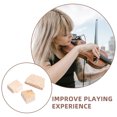 thumbnail image 4 of KAKOWELY accessory 3pcs Wood Bow Wedges For Violin Instrument Parts And Fiddlestick Accessories Professional Replacement Tools For Stringed Instrument0.51"X0.31"X0.12", 4 of 5