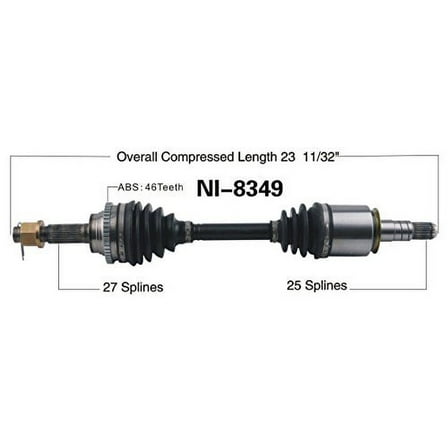 SURTRAK AXLE Fits select: 2004-2006 INFINITI G35