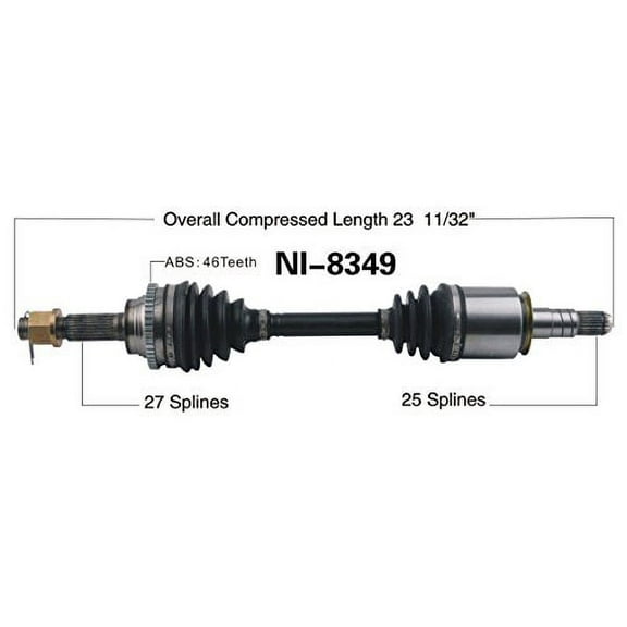 SURTRAK AXLE Fits select: 2004-2006 INFINITI G35