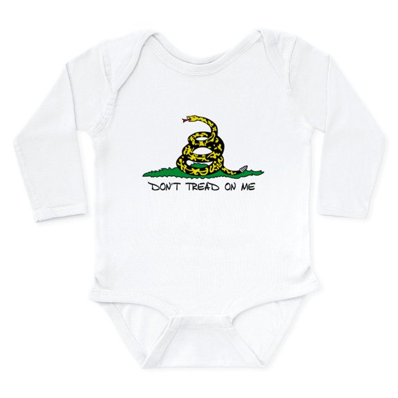 CafePress - Don't Tread On Me Body Suit - Long Sleeve Cotton Baby Bodysuit