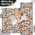 thumbnail image 4 of Baseball Football Pattern Toddler Nap Mats for Kids Preschool,Sleeping Mat Bag or Kids,Toddler Sleeping Bag,Toddler Nap Mat or Daycare, 4 of 6