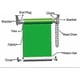 thumbnail image 3 of roller blind 32mm clutch parts repair kit with metal brackets, 3 of 5