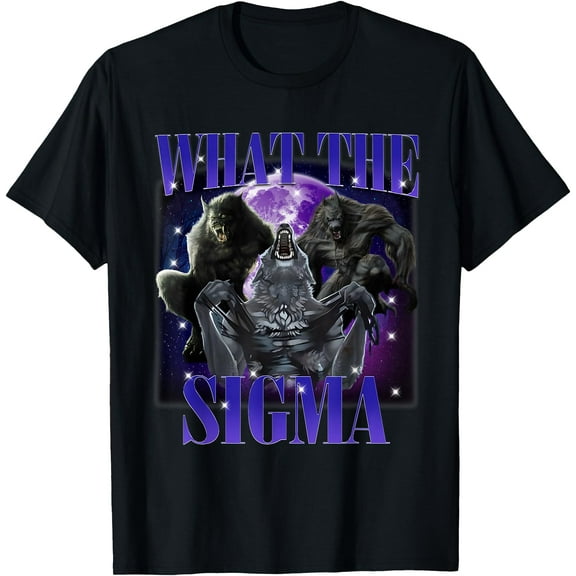 What The Sigma Funny Alpha Wolf Meme T-Shirt