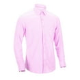 thumbnail image 6 of JTieacloth Long Sleeve Dress Shirts Combed Men's Long Sleeve Dress Shirt Striped Casual Formal Business Wear Slim Fit Comfortable Pink, 6 of 6