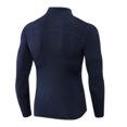 thumbnail image 2 of Minnieouse Ropa interior térmica para hombre, camisetas de invierno de cuello alto para hombre, cuello con cremallera, jersey para exteriores, Camisetas Azul oscuro, 2 of 6