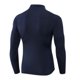 thumbnail image 1 of Minnieouse Ropa interior térmica para hombre, camisetas de invierno de cuello alto para hombre, cuello con cremallera, jersey para exteriores, Camisetas Azul oscuro, 1 of 6