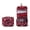 Burgundy flower, variant on Cosmetic Bag Women Travel Pouch Waterproof Toiletries Beauty Organizer Ladies Bathroom Neceser Makeup Storage Bag With Hook Wash