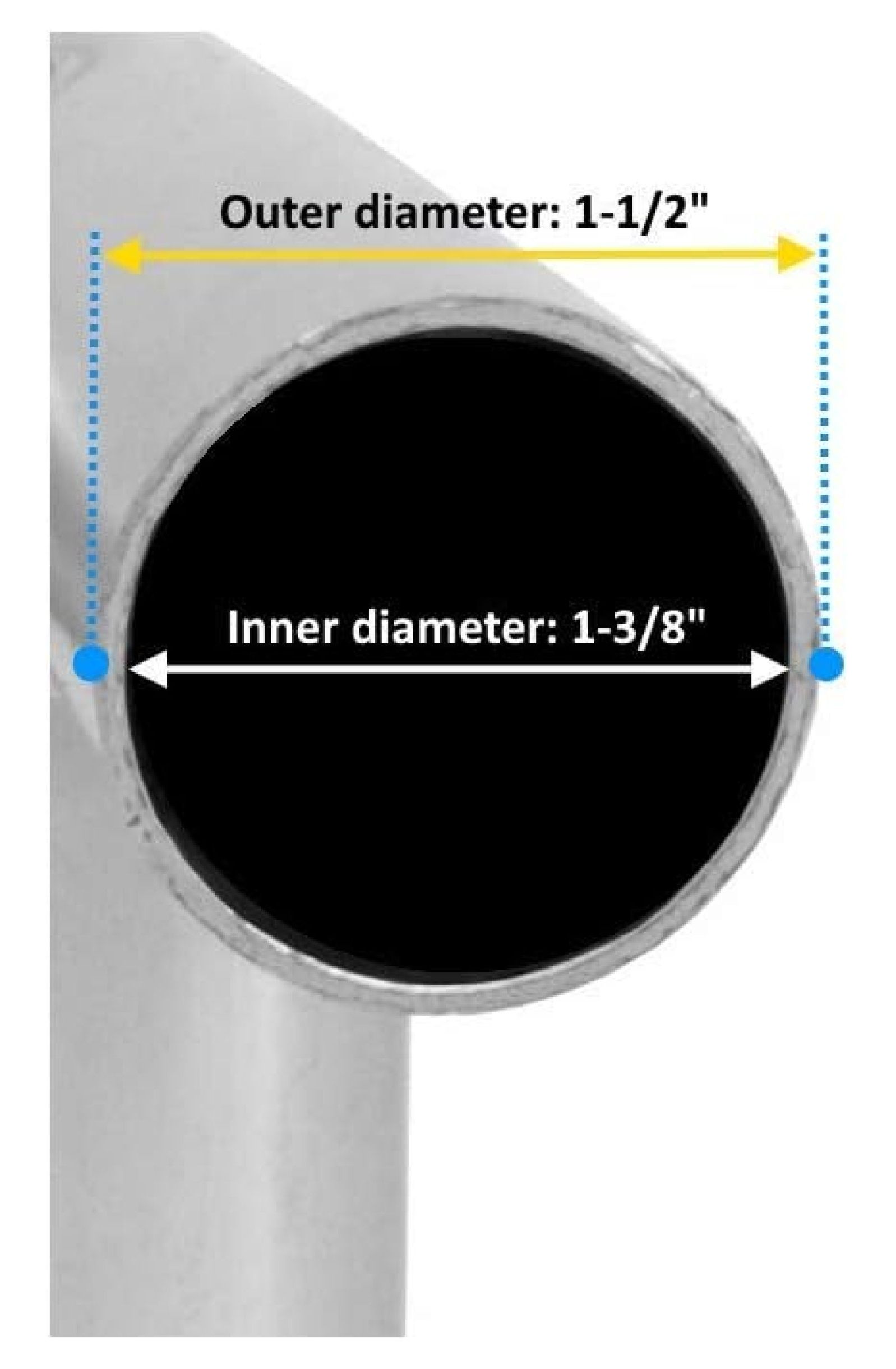 Canopy Fittings Frame Kit 1-3/8" Connectors Couplers Carport Tent Shed 3 Way, 4 Way Set 3/Pack (4-Way) 4-Way Gray