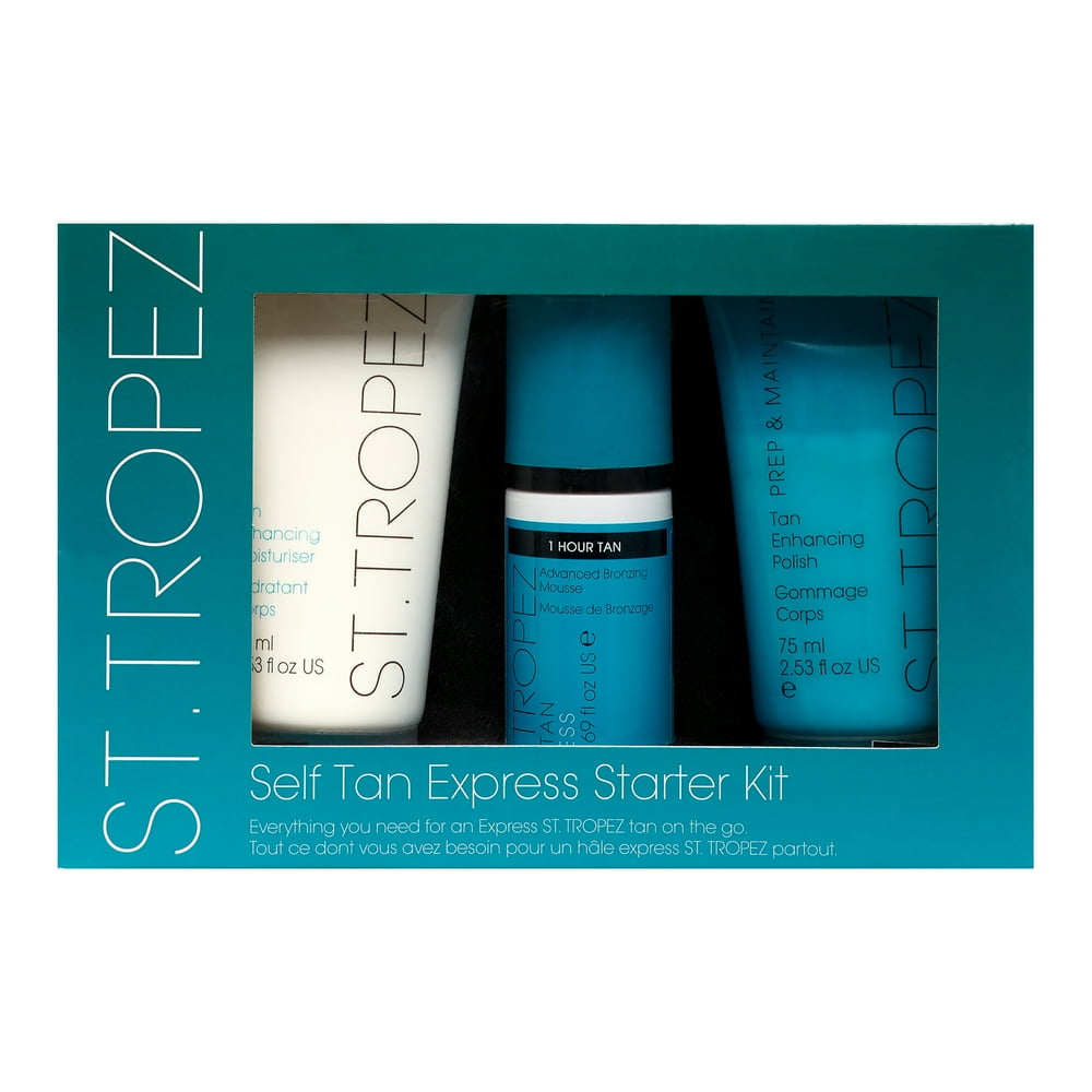 St. Tropez (42.50 Value) St. Tropez Tanning Essentials, Self Tan Express Starter Kit Gift Set