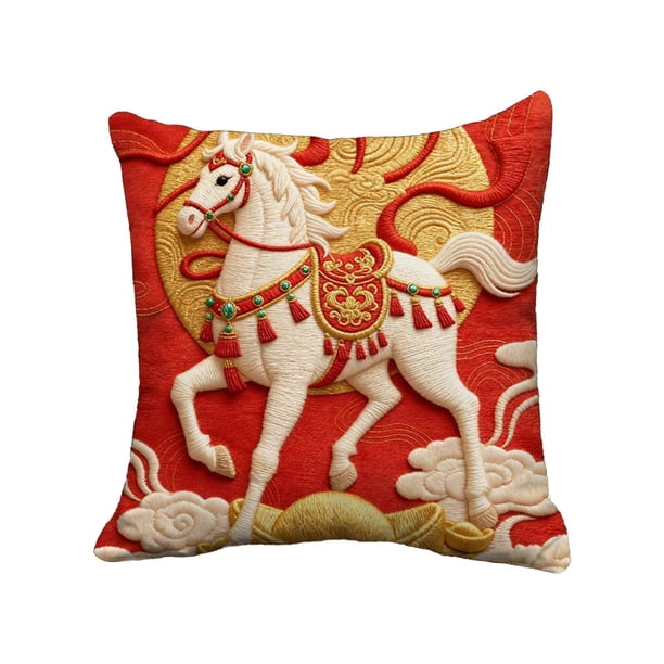 Estándares de Almohada Tamaño Estándar Algodón, 17.7x17.7 Pulgadas Cubiertas de Almohada Decorativas con Tela Suave, Estándares de Almohada con Cremallera Tamaño Estándar, Cremallera Oculta para la De