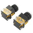 thumbnail image 3 of 12 Pcs 22mm Support 10A 380V DPST Interrupteur à Bouton-Poussoir Rouge Vert Momentané, 3 of 4