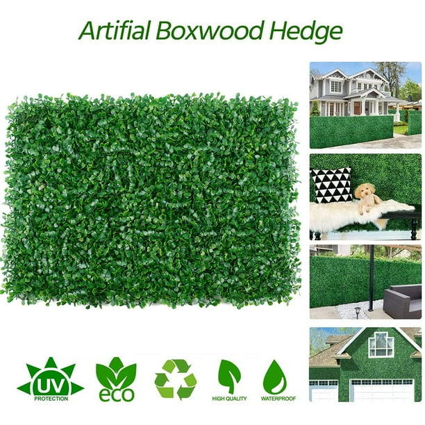 Paneles De Césped De Planta De Césped Artificial De 40X60Cm, Valla De Pared, Decoración De Fondo De Jardín Para El Hogar Advancent HA030770-00