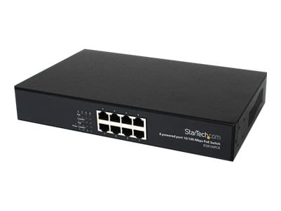 4/8 Port PoE Switch con 2 trasmettitori PORTA Power Over Ethernet Lan Hub di rete 