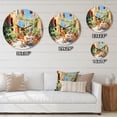 thumbnail image 4 of Designart "Laundry Day in the Province II" Bath & Laundry Oversized Wall Clock, 4 of 6