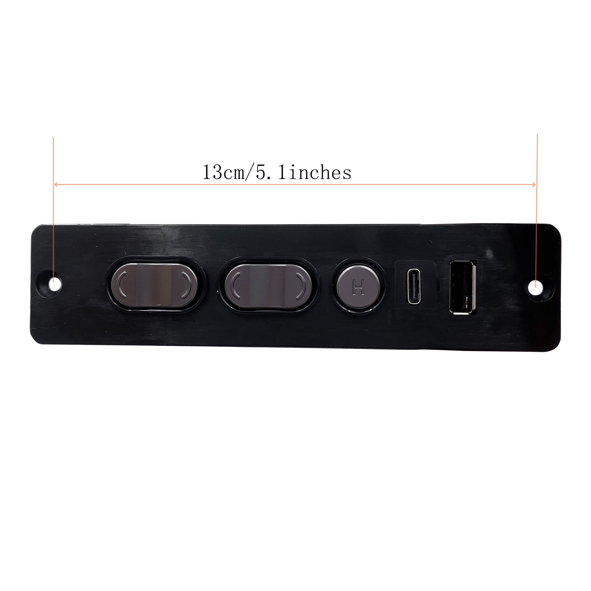 Recliner Lift Chair 5 Button 5 Male Pin 2 Female Pin Switch Hand Control with USB A C Ports for Electric Sofa