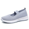 thumbnail image 4 of Ichuanyi Womens Shoes Women's Fashion Casual Breathable Wedges Slip On Walking Sneakers Loafers Shoes, 4 of 9
