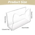 thumbnail image 3 of Denhf Mail Organizer, Mail Organizer Countertop, Acrylic Mail Holder for Home, Office, and School, Cat Shaped Desktop Book File Organizer, Office Desktop Envelope and Document Storage Rack, 3 of 8