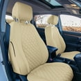 thumbnail image 4 of For 2017-2022 Honda CR-V LX | EX | EX-L FH Group Neoprene Custom Fit Car Seat Covers Water Resistant Front Set - Solid Beige, 4 of 5