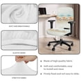 thumbnail image 4 of ZUXONGSY Beach Starfish Office Chair Cover 2 Packs Computer Office Chair Cover with Elastic Edge Polyester Chair Protector Cover Easy to Install Suitable for Home Desk Chair Decor, 4 of 7