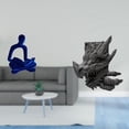 thumbnail image 2 of Figura de pensador abstracto,Estatua de pensador abstracto,decoración para el hogar,Figura de mesa,Estantes de sujetalibros Estatua de sujetalibros,Sujetalibros decorativos para libros pesados, 2 of 8