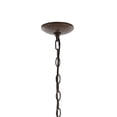 thumbnail image 6 of JONATHAN Y Oakley 25" 6-Light Mid-Century Farmhouse Iron LED Chandelier, Wood Finished/Oil Rubbed Bronze, JYL1320A, 6 of 10
