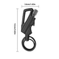 thumbnail image 4 of Match Lighter Permanent Match Lighter Outdoor Camping Survival Fire Starter with Keyring  Black, 4 of 8
