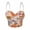 Beige, variant on Women's Spaghetti Strap Cami Crop Tops Floral Beaded Corset Bustier Top Built Pads Slim Fit Lace Up Backless Bodice Shapewear Mint Green S