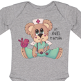 thumbnail image 4 of Inktastic CNA An Angel in Scrubs Teddy Bear Boys Long Sleeve Baby Bodysuit, 4 of 5