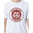 thumbnail image 2 of Saved By The Bell Mens' Bayside Tigers Logo Icon Symbol Sleep Pajama Set, 2 of 6