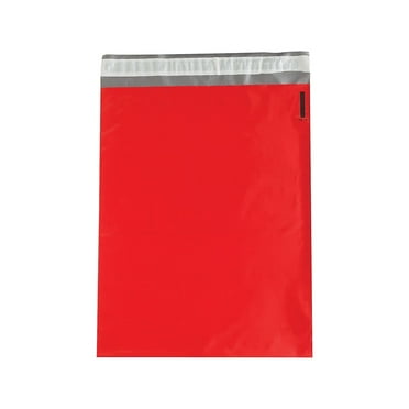 Box Partners Poly Mailers 14 1/2" x 19" Red 100/Case CPM1419R
