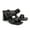 BLACK, variant on Women Fashion Square Toe High Heel Sandals Chunky Slip On Mules Open-Toe Strap Pump Sandals SDHS2209W BLACK Size 11