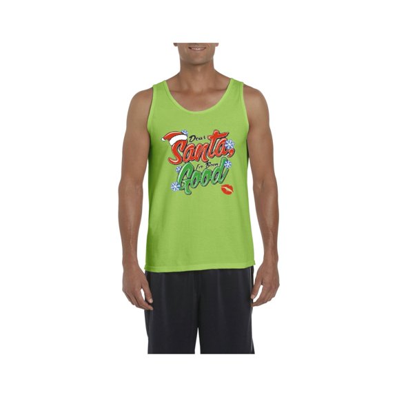 MmF - Men's Tank Top for Men, up to Men Size 3XL - Christmas Dear Santa