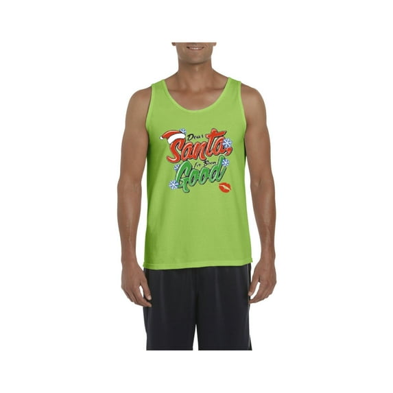 MmF - Men's Tank Top for Men, up to Men Size 3XL - Christmas Dear Santa
