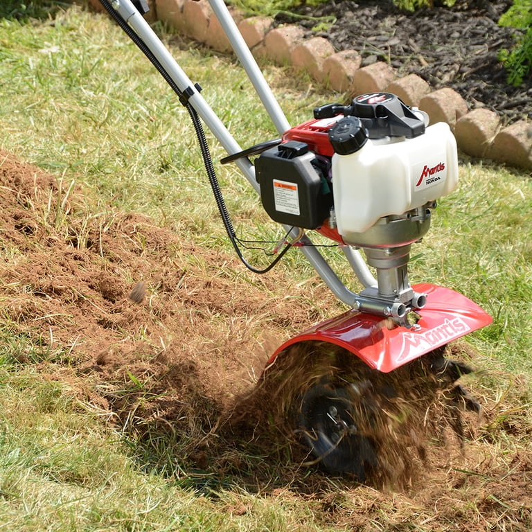 Mantis 4-Cycle 25cc Honda Gas Engine Mini Tiller/Cultivator, Easy