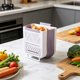 thumbnail image 4 of Wall Mounted Household Foldable Trash Can Kitchen Folding Trash Can Hanging Plastic Telescopic Storage Bin, 4 of 6