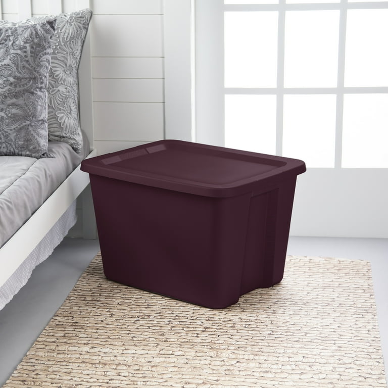 Sterilite Large Storage Bin, 18 Gallon Plastic Storage