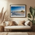 thumbnail image 3 of The Heart of Daytona Beach - Daytona Beach Florida Photography Beach Coastal Ocean Sunset Landscape Scenic Waves Black Framed Wall Art Print 12 x 16 inches, 3 of 4