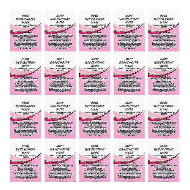 20 Pcs Wax Removal Wipes After Waxing Finishing Wipes Wax Remover Wipes For Home Salon