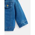 thumbnail image 2 of Wonder Nation Baby Denim Jacket with Long Sleeves, Sizes 0/3M-24M, 2 of 2