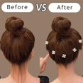 thumbnail image 3 of Stretchable Invisible Wire Hair Comb Clips- U Shape Hair Finishing Fixer Comb Hair Pin, Universal Hair Comb Easy Bangs & Updos, And Conquer Messy 𝐇𝐚𝐢𝐫 With Ease(6PCS Style A), 3 of 7