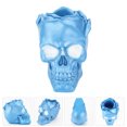 thumbnail image 3 of 1Pc Skull Shape Storage Container Decorative Pen Holder Desktop Organizer Blue, 3 of 7