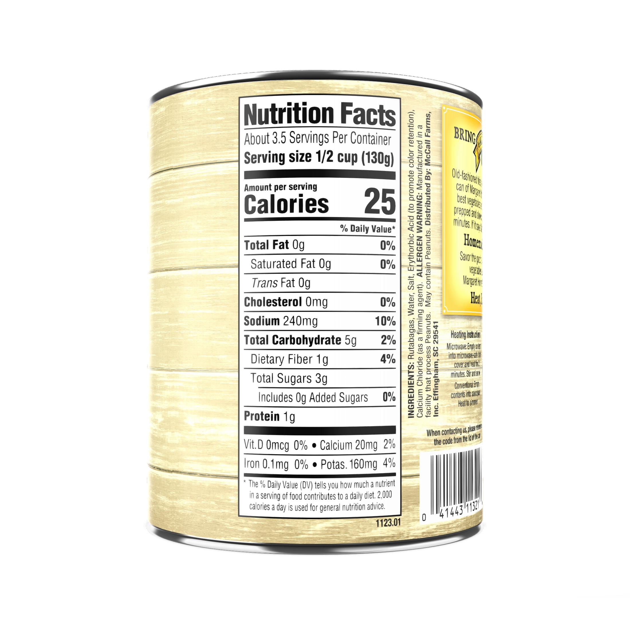 Margaret Holmes Diced Rutabagas, 14.5 oz