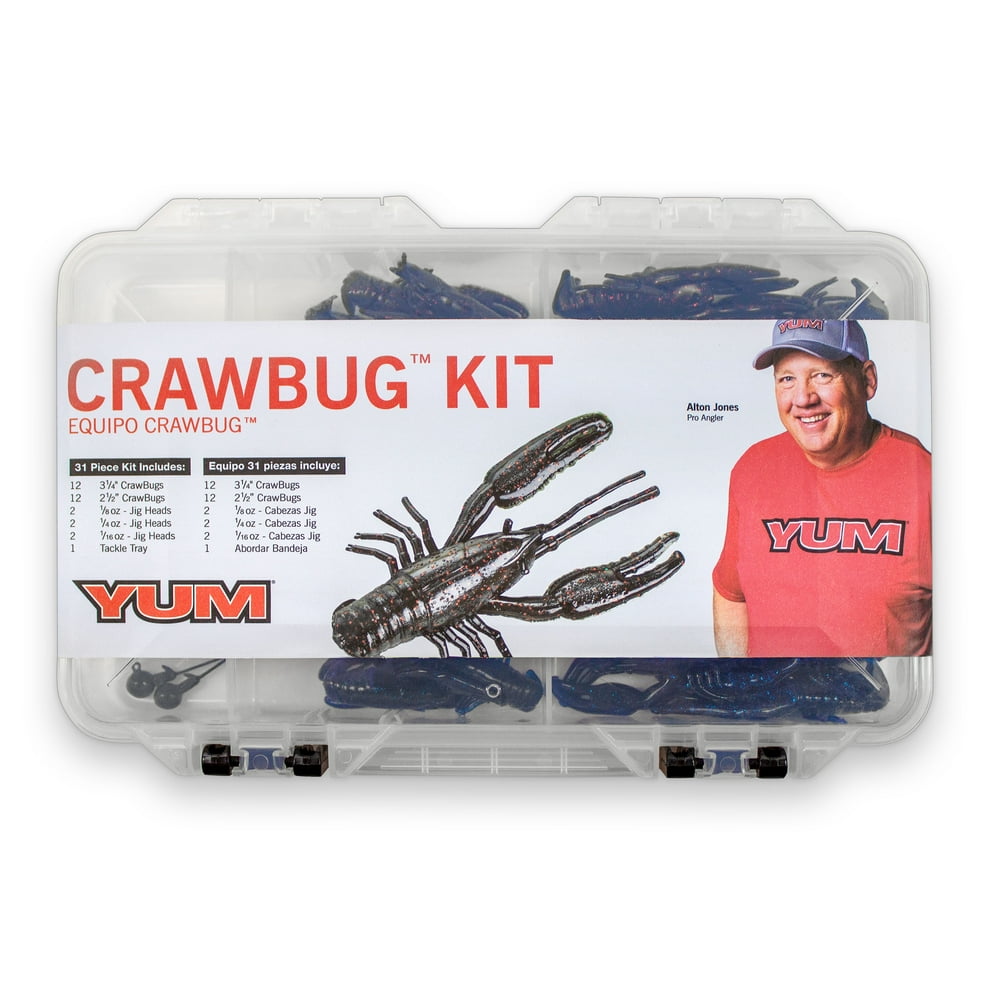 YUM Crawbug Fishing Soft Bait Kit