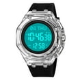 thumbnail image 2 of Transparent Sports Watch - Waterproof Digital Watch with Silicone Band, Multifunction for Men Women Students, 2 of 15