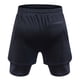 thumbnail image 4 of Pantalones Cortos Casuales de Color Sólido Deportivos Vacaciones de Ocio Secado de Dos Piezas Fitness, Estilo de Pijama para el Hogar, 4 of 9
