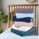 thumbnail image 5 of Manta de cama Belizzi Home, 100% algodón, tamaño king, color blanco, 5 of 7