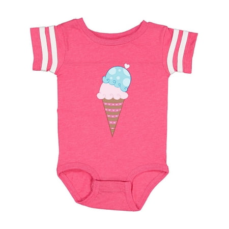 

Inktastic Valentine s Day Ice Cream Cone Gift Baby Boy or Baby Girl Bodysuit