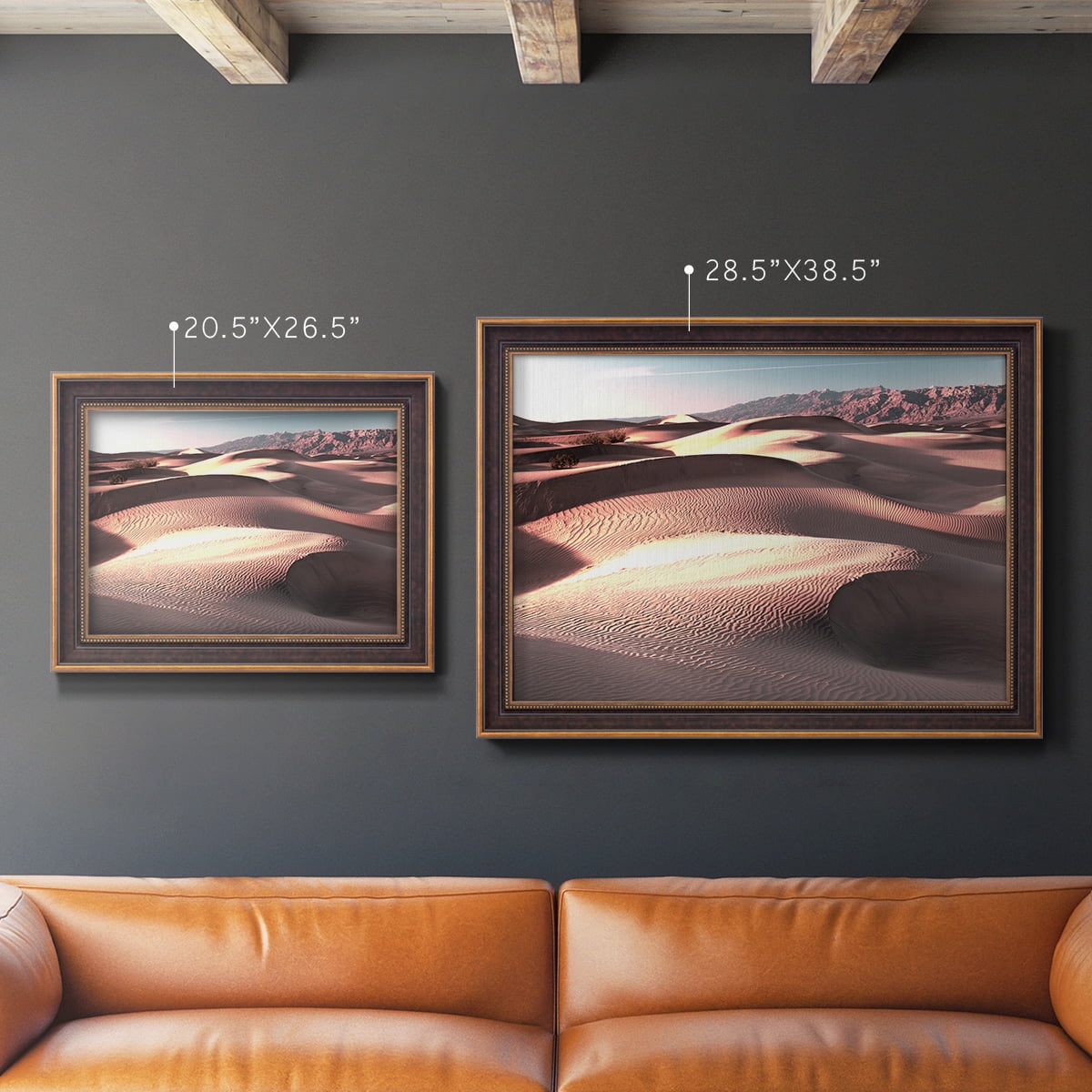 Mojave at Sunset Premium Framed Canvas- Ready to Hang