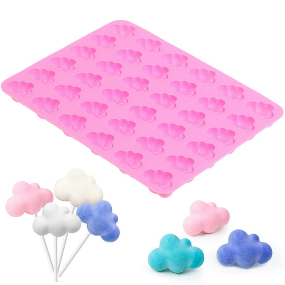 IMIKEYA Cloud-Shaped Silicone Mold for Chocolate, Candy, Jelly Making - Non-Stick, Easy Release, Kitchen Baking Tool